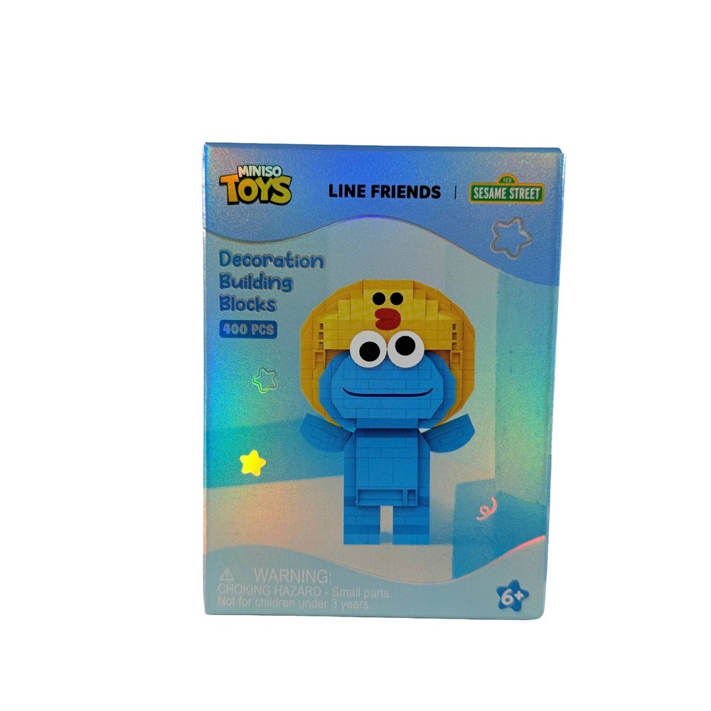 Miniso Decoration Building Blocks 400 PCS New Cookie Monster Sally Set